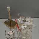 Gold Crystal Table Lamp with 2 USB Charging Ports,Touch Control Lamp with 3-Way DimmableGold Desk Lamps with Elegant Crystal Shade, Nightstand Chandelier lamp for Bedroom, Living Room,End Table