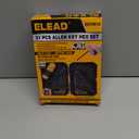 ELEAD 31-Piece Hex Key Set - Allen Wrench Set, SAE and Metric Allen Keys MM(0.7mm-10mm) SAE(0.028"-3/8) Heat-Treated, Torque Handle, High Leverage, Long & Short Keys, Easy Organization