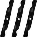 942-04053C Mower Blades for Cub Cadet 50'' Deck RZT-50 LTX1050 LT1050 50 Inch Zero Turn Riding Mower Lawn Tractor Replace 742-04056 942-04056 High Lift 6 Point Star Blades 3 Pack