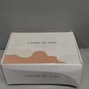 HBlife Clear Makeup Bag Organizer, Portable Travel Toiletry Cosmetic Bag Case for Women, Large Make Up Bag Makeup Train Case Transparent Storage Bag Pouch with Handle(Brown)