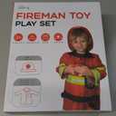 Liberry Fireman Costume for Kids 3 4 5 Years Old, Firefighter Tools with Fire Extinguisher, Pretend Play Toy Gift for Toddler Boys & Girls