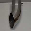 Turn Down Exhaust Tip 4 Inch Inlet 4" Outlet Diameter 12" Long Stainless Steel Bolt On Diesel Muffler Tip