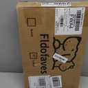 Dog Gate - 18"-45" Adjustable Extra Wide Metal Baby Gate to Step Over, 10" Tall Small Pet Gate with 3 Extension Kits, Pressure Mounted for Doorways & Stairs (White)