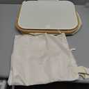 LONBET Laundry Basket with Lid, Made from Breathable Fabric | Aesthetic Clothes Hampers for Laundry with Side Handles & Sturdy Bamboo Frame (26 Gallons - Single, Beige)