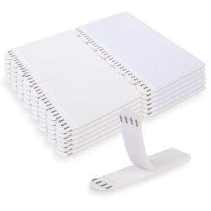 Large Picture Hanging Strips, 48-Pairs(96 Strips) Wall Hangers Without Nails, Water Resistant, Removable Damage Free Poster Hanging Strips, White Wall Sticky for Hanging