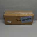 DELLING 16" x 5" Ceramic 3-Section Stackable Serving Tray, Serving Platter Set of 3, 3 Compartment Appetizer Serving Tray, White Divided Serving Dishes, Snack, Food, Dessert Platters