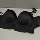 SEA BBOT Women Longline Strapless Bra Full Coverage Corset Bra Hide Back Fat (Black, 34D)