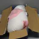 Osteo Cervical Pillow for Neck Pain Relief, Hollow Design Odorless Memory Foam Pillows with Cooling Case, Adjustable Orthopedic Bed Pillow for Sleeping, Support for Side Back Sleepers (Standard High(24.5*16.5*5.2/4.1 inches), Pink)