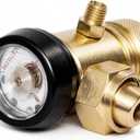 CGA520 AR-B Acetylene Regulator for B Tanks, Acetylene Gauge for Turbo Torch 0386-0725, Acetylene Torch Kit, Turbo Torch Acetylene