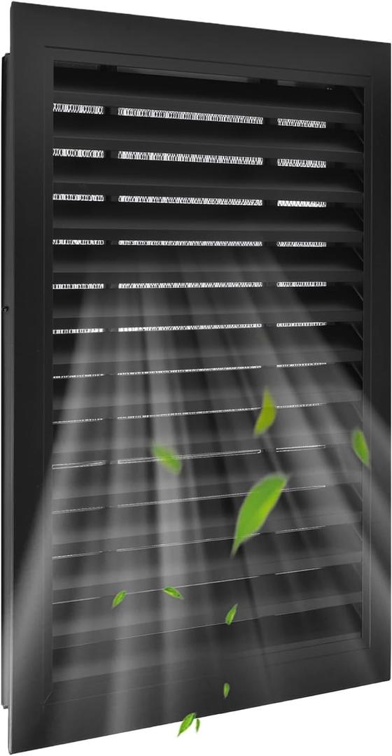 18"x24" Paintable Gable Vent - Premium AluminumFilter Screen for Removable, Ideal for Gables, Sheds, and Attics - Vent Opening 16"x22" - Boost Ventilation and Guard Against Moisture