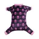 CuteBone Dog Halloween Pajamas Skull Clothes Soft Puppy Pjs for Small Dogs P248S (Small)