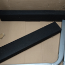 Boat Trailer Guides 2-4 Foot Bunk Boards Kit - 24 Inch Carpeted Guide On Tilting Side Bunks for High Beam, Box or C-Channel Trailers