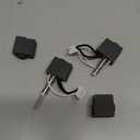 2PCS 0.4MM 3D Printer Kobra S1 Assembled Extruder Hotend Kits- Kobra S1 Combo Hot End/Printhead, with 3PCS Replacement Brass Nozzles(0.2/0.6/0.8mm), with 2 Pack Extra Silicone Cover Case