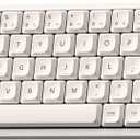 IQUNIX Magi65 Low Profile Mechanical Keyboard Wireless 65% Keyboard Ultra Slim for Creamy Typing, Hot Swappable, RGB Backlit, PBT Keycaps, Aluminum Case, BT/2.4G/USB-C, for Mac/Windows (Ochre White)