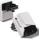 EZDIY-FAB Shield PCIe 5.1 GPU Power Adapter -12VHPWR/12V2x6 16 Pin Right Angle Adapter for 12+4pin RTX 3090Ti 4070Ti 4080 4090 GPU,90 Degree Right Angle -STD Type, White, 1 Pack