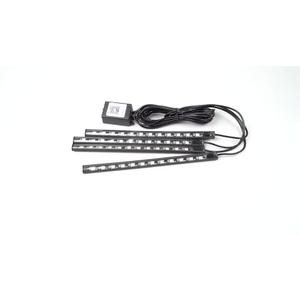 Interior Car LED for Car Decoration Atmosphere Lights Multi Color Music Under Dash Car LED Strip Light with Controller