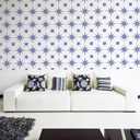 4 Pieces Reusable Tile Stencil 12 x 12 Inches - Geometric Style | DIY Wall Templates for Home Decor and Craft Projects