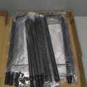 Shoe Rack 2 Tier Long Storage Organizer Wide Metal Shoe Shelf for Closet Entryway Black