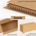 EdenseeLake 40 Pack 5x5x5 inches Shipping Boxes Small Cardboard Boxes for Packing, Moving, Mailing, Brown