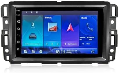 2+64G Car Stereo for Chevrolet Chevy Silverado 2007-2013 Suburban Tahoe GMC Sierra Yukon, 7" IPS Touch Screen Car Radio Build-in GPS Wireless CarPlay, Backup Camera/DSP/SWC