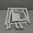 Freestanding Display Sign Stand, Outdoor Advertising Poster Holder for Sale Notices, Business Signs and Directional Signage, White 