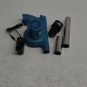 KZU Electric Fireplace Bellows, BBQ Air Blower, Handheld Outdoor Cooking Fan Charcoal Starter Fan Cordless Bellows Grills BBQ Camping Barbecue Fire Bellows (Extended Duct)