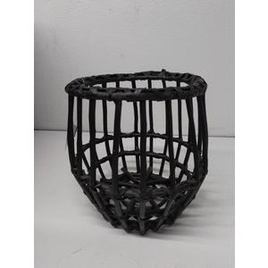 Angoily Rattan Lampshade Rattan Basket Chandelier Shades Lighting Fixtures Ceiling Rattan H10"