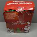 SIKADEER Christmas Banner Outdoor Inflatables Decorations 9FT Long with LED Lights, Happy Snowman Inflatable Gingerbread Man Gift Box Decoration Blow Ups Yard Holiday Xmas Party Decor