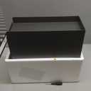 2 Tier No Assembly Pull Out Spice Rack Countertop, Sliding Drawer Seasoning Condiments for Tall Bottles, Steel Kitchen Organizer with Magnetic Panels with Paper Towel Holder and 4 Hooks