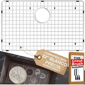 221206 Sink Grid - Only Compatible with [32" BLANCO PRECIS SUPER SINGLE] - Sink Grid Size [27.6" X 14.6"] - Durable Sink Grate, Perfect for Enhanced Efficiency