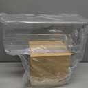 1.25 Gallon Acrylic Beverage Dispenser with Bamboo Stand  Iced Drink Dispenser with Stainless Steel Spigot & Built-in Ice Core