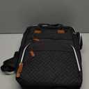 DERJUNSTAR Diaper Bag Backpack, Large Baby Bag with Changing Pad, Thick Padded Back & Straps, Laptop Compartment, Waterproof Travel Backpack with USB Port, Multi-Function for Mom & Dad, Black