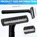 Lothee 1200 Pack Disposable Razors Twin Blade Bulk with Safety Cap, Stainless Steel Shaving Razors Men Bulk Multipurpose Portable for Medical Clinics Hotel Travel Camping Salon Care
