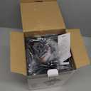 Outdoor Post Light,Waterproof Cast Aluminium Lamp Post Light Fixture,Post Lantern with Pier Mount Base,Matte Black,16.5in,Suitable for Garden,Yard,Driveway,etc