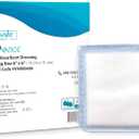 MedVance Super Absorbent Dressing, Non-Adhesive Pads for Wound Care, for Pressure Ulcers & 1st/2nd Degree Burns, Superior Moisture Absorption, Box of 10 dressings (6"x6" Bandage, 5"x5" Pad)
