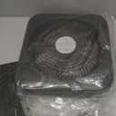 AMACOOL Table Fan, 12 inch Box Fan with 3 Speeds & 8HRS Timer, 270 Pivoting Quiet Air Circulator, Desktop Fan for Bedroom Bathroom Kitchen Office, AC Adapter Included, Co-Branded with Cmyfato-Black