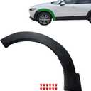 Front Upper Wheel Arch Opening Molding Panel Bumper Fender Flare Molding Cover Plastic Trim Black fit for Mazda CX-30 2020 2021 2022 2023 2024 2025