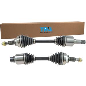 TRQ Front Driver and Passenger CV Axle Assembly Set Compatible with 2011-2014 Chrysler 200 V6 3.6L 2007-2010 Sebring V6 3.5L 2008-2014 Dodge Avenger V6 3.5L 3.6L 2009-2019 Journey V6 3.6L