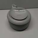 SIBAYS 3.5L/118oz Large Capacity Cat Water Fountain, Automatic Quiet Pet Water Fountain for Cats Indoor Cat Drinking Fountain, Dog Water Bowl Dispenser with LED Light & Water Level Window(FS77, Grey)