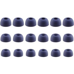 Replacement Silicone Ear Tips for Soundcore by Anker P20i / P30i / Space A40 Wireless Earbuds, 9 Pairs (S/M/L, Blue)