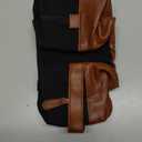 Vorspack Travel Toiletry Bag - Hanging Toiletry Bag for Men Water Resistant Canvas Shaving Bag with Large Capacity for Travel - Black (Medium)