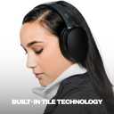 Skullcandy Hesh ANC Wireless Over-Ear Bluetooth Headphones, Active Noise Cancelling, Up to 22 Hrs Battery, Foldable Lightweight Design, Microphone for iPhone Android - True Black