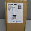 Kichler Hendrik 7.5" 1 Light Mini Pendant with Light Umber Etched Glass Olde Bronze