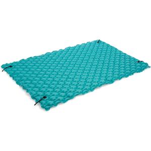 Intex 56841EP Giant Inflatable Floating Water Mat Relaxing Platform Pad for Pools and Lakes with 4 Connect 'n Float Connectors, Teal, 1 Pack