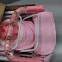 Badger Basket Double Doll Stroller with Canopy & Storage Basket - Pink, 18