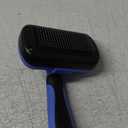 Swihauk Self Cleaning Slicker Brush - Skin Friendly Deshedding Grooming Tool for Dogs & Cats, Suitable for Shedding & Haired Pets, with Pet Supplies Accessories, Blue