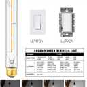 T10 Led Bulbs E26 Dimmable Light Bulb 40 Watt E26 Tube Bulb 5000K Cool White 8.9in LED Light Bulbs 4W T10 Long Light Bulb for Lamp,Wall Scones,120V,400lm,4 Pack