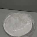 Decorative Serving Tray Wood-Wooden Tray for Decor, White Farmhouse Bead Round Trays for Coffee Table Decor, Rustic Centerpiece for Living Room Kitchen Counter, Entryway