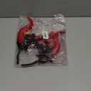 mdgfge Devil Horns Headband Gothic Dragon Demon Red Rose Flower Horns Hair Hoop Hair Accessories for Women Halloween Cosplay Christmas Parties Dress Up Supplies