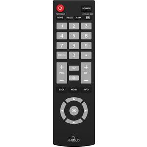 Replacement Sanyo TV Remote Control, Universal TV Remote NH315UP/NH315UD for Sanyo LED LCD LCD HDTV Smart TVs, No Setup Needed, Durable Buttons, Lightweight Design